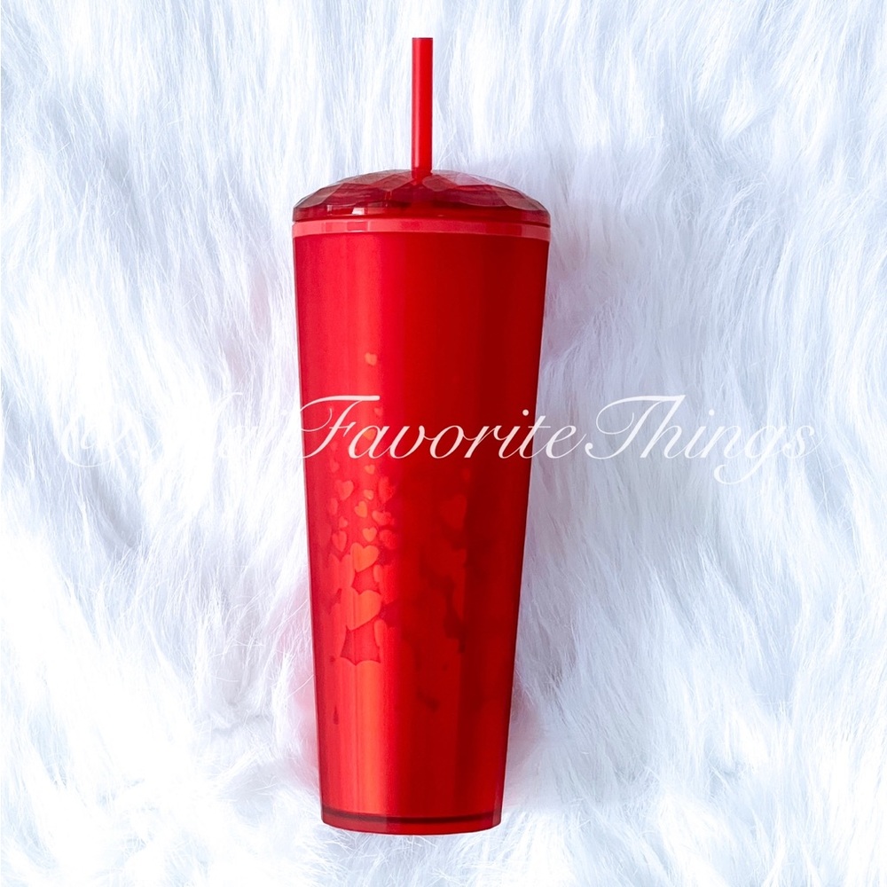 Venti “Red Hearts” Dome Starbucks Tumbler